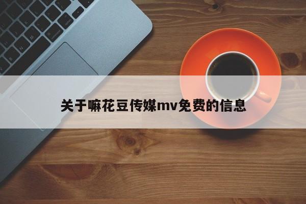 关于嘛花豆传媒mv免费的信息